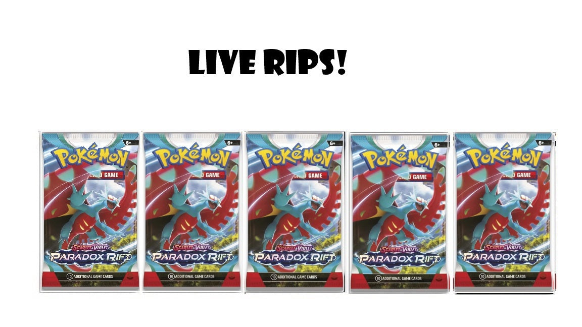 (5) Paradox Rift Booster Packs- Live