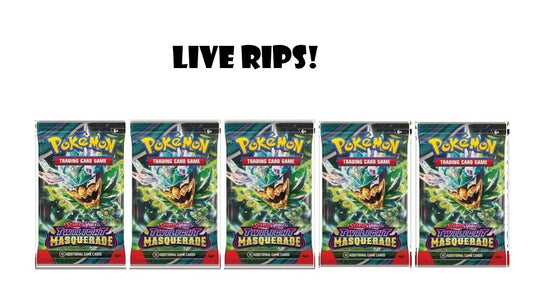 (5) Twilight Masquerade Booster Packs- Live